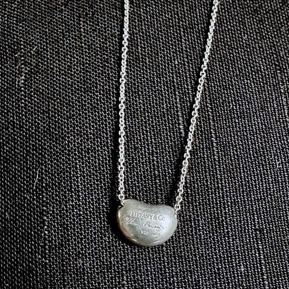 Tiffany & Co. Elsa Peretti® Bean® design Pendant Necklace Sterling Silver - Picture 15 of 15